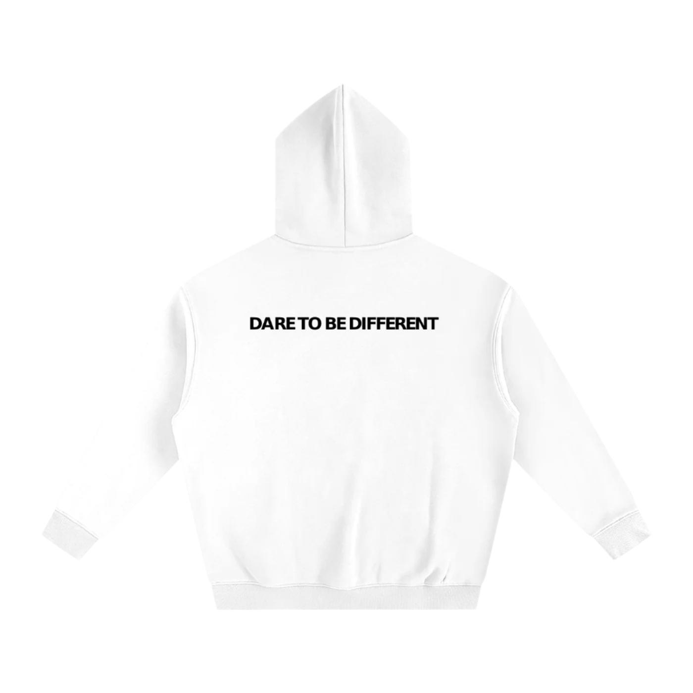 ICONIC. Oversized Fleece Hoodie WHITE